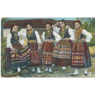 Portugal - Grupo de camponesas - Costume do Minho 
